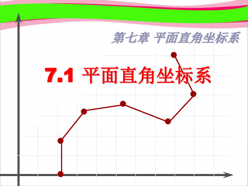 7.1 平面直角坐标系  省优获奖课件(人教版七年级下)15张ppt