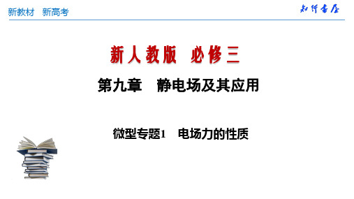 高中物理人教必修三微型专题01 电场力的性质(课件)(共34张)