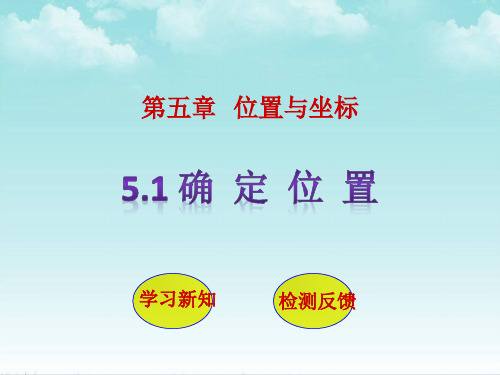 5.1确定位置-2024-2025学年第一学期数学鲁教七年级(上册)课件