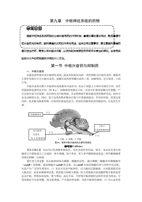 中枢神经系统的药物