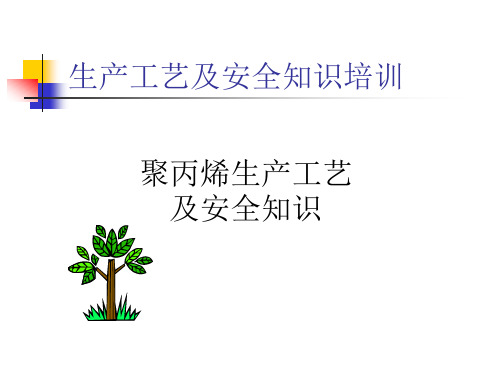 【2019年整理】聚丙烯工艺与安全知识