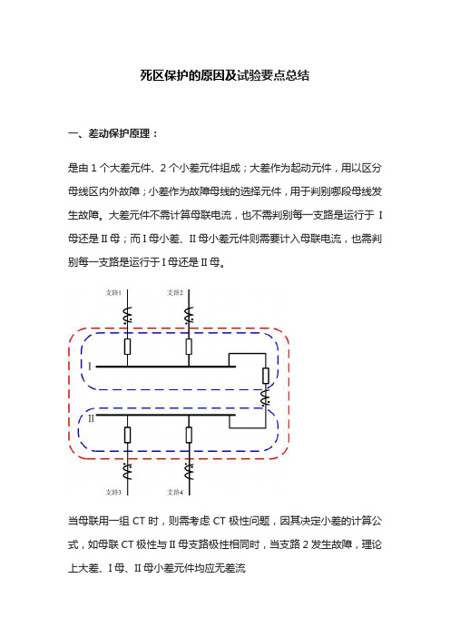 死区保护的原因及试验要点总结