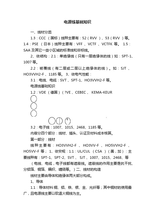 电源线基础知识