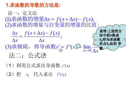 求切线方程