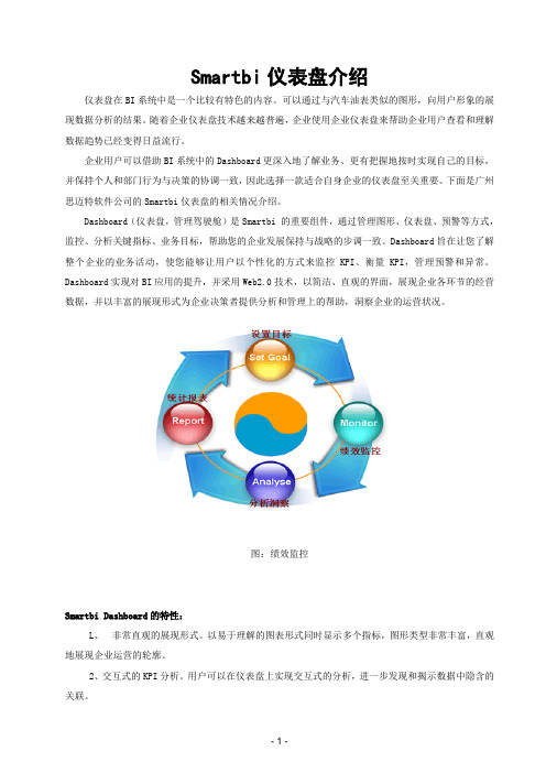 Smartbi仪表盘介绍