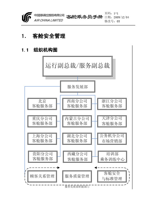 1  客舱安全管理