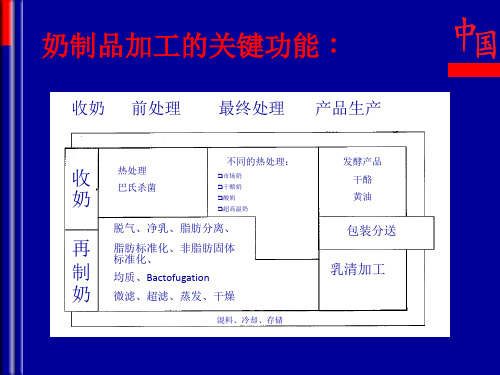 奶制品加工的关键功能PPT