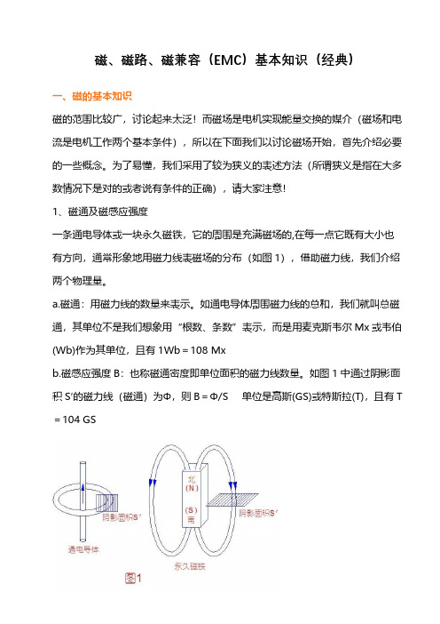 磁、磁路、磁兼容(EMC)基本知识(经典)