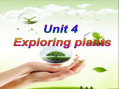 人教版高中英语选修9课件:Unit 4 Exploring plants Learning about language(共17张PPT)