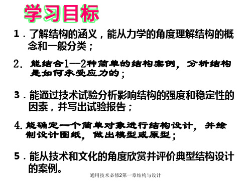 通用技术必修2第一章结构与设计课件