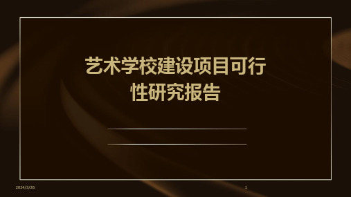 (2024年)艺术学校建设项目可行性研究报告