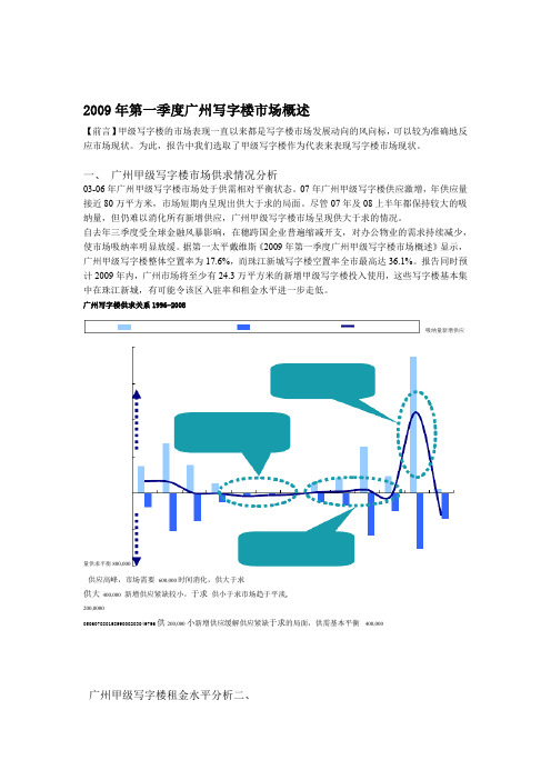 广州甲级写字楼场情况