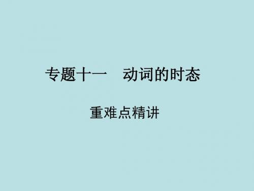 2014年中考英语(湖南专用新课标)总复习课件：语法