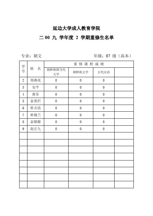 延边大学成人教育学院