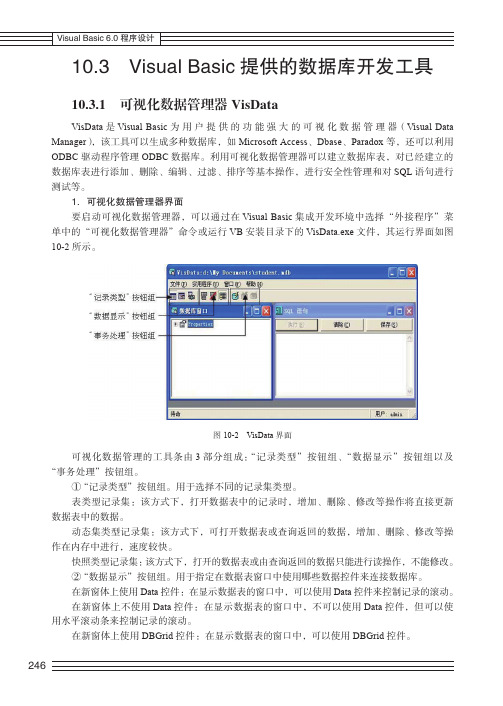 可视化数据管理器VisData_Visual Basic 6.0 程序设计_[共4页]