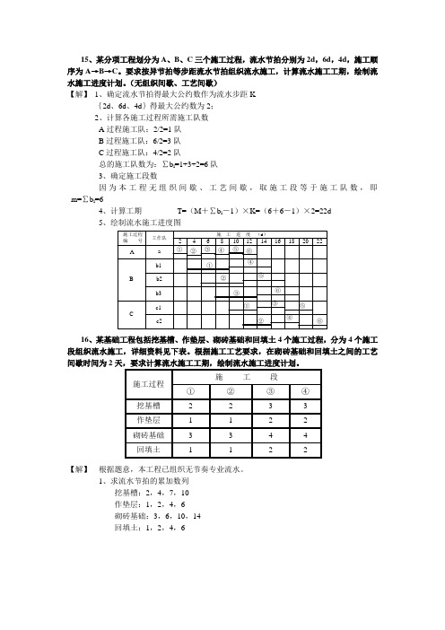 项目管理计算