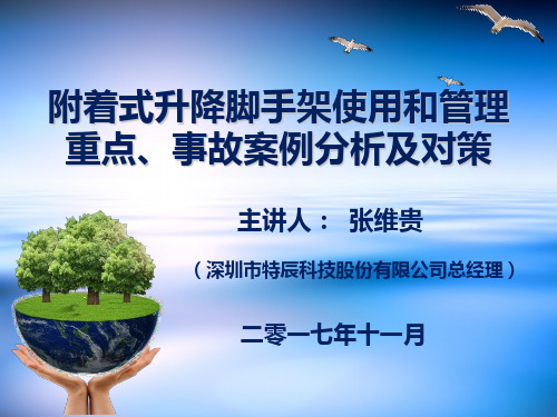 附着式升降脚手架使用和管理重点、事故案例分析及对策-兰州