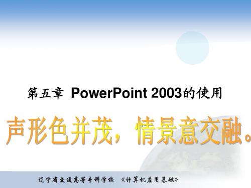 PowerPoint 2007的使用1