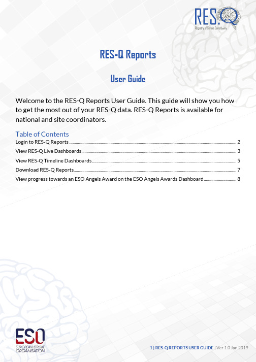 RES-Q Reports User Guide