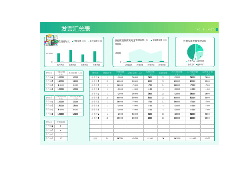 发票汇总表模板