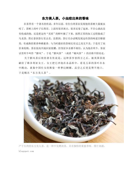 东方美人茶