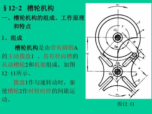 §12-2槽轮机构