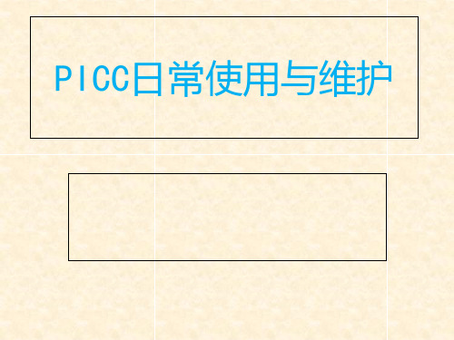 PICC日常使用与维护_(2)