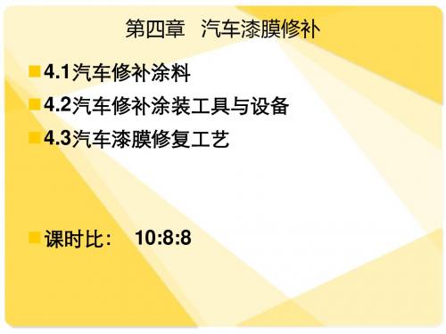 4.1汽车修补涂料