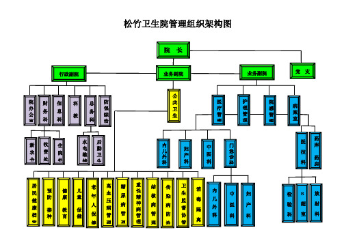 医院管理组织架构图(可编辑)