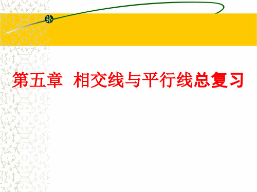 人教版七年级数学下册《相交线与平行线》总复习PPT精品课件