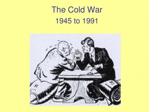 The Cold War 冷战