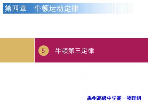 4.5牛顿第三定律-讲课课件