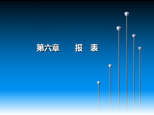 Access数据库6章节报表的了解与使用