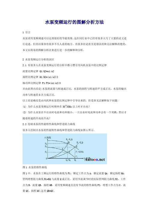 水泵变频运行的图解分析方法