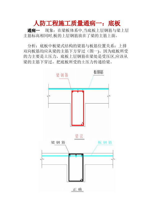 人防质量通病【范本模板】