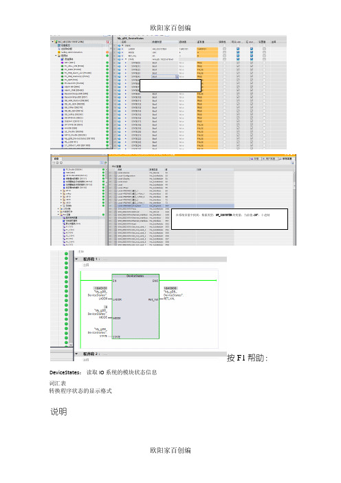 S71500PROFINETIO或DP从站故障诊断之令狐采学创编之欧阳家百创编