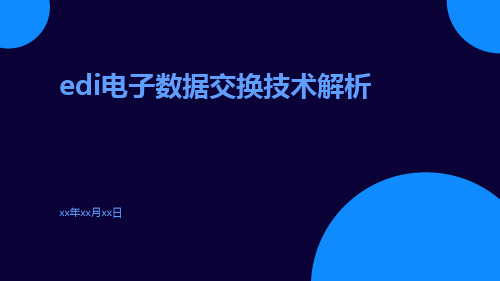 EDI电子数据交换技术解析ppt