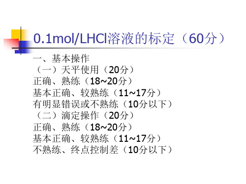 食品检测技术(盐酸)