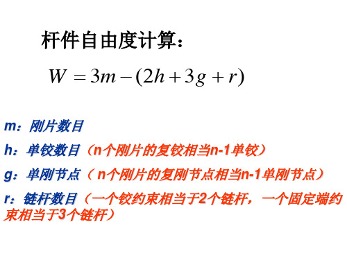 结构力学自由度计算