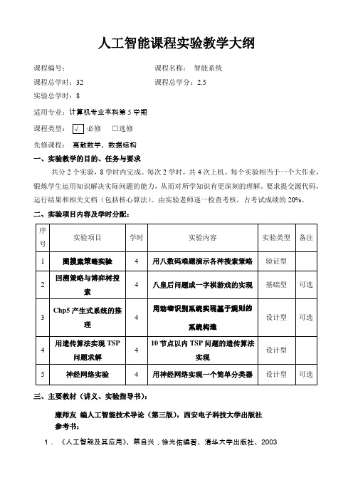 人工智能实验指导书.