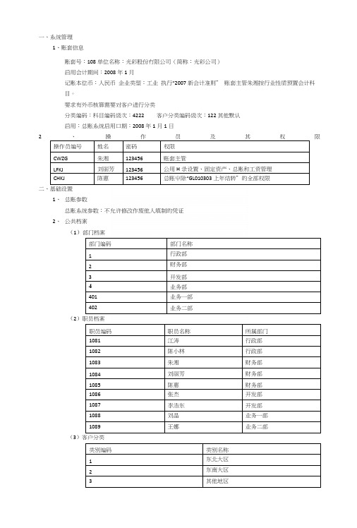 用友T3测试题--37号上午.docx