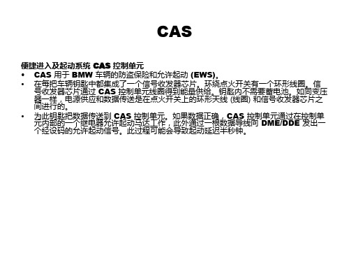 CAS便捷进入及起动系统E60、E61、E63、E64、E87、E90、E91