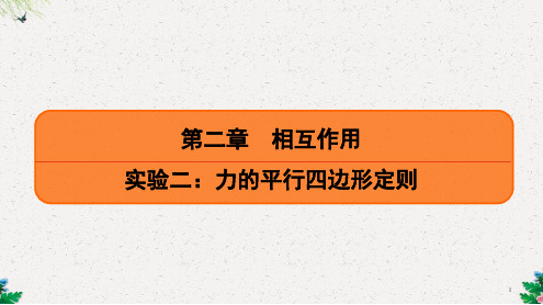 (江苏)高考物理总复习  一轮基础过程导学复习配套课件：实验二：力的平行四边形定则