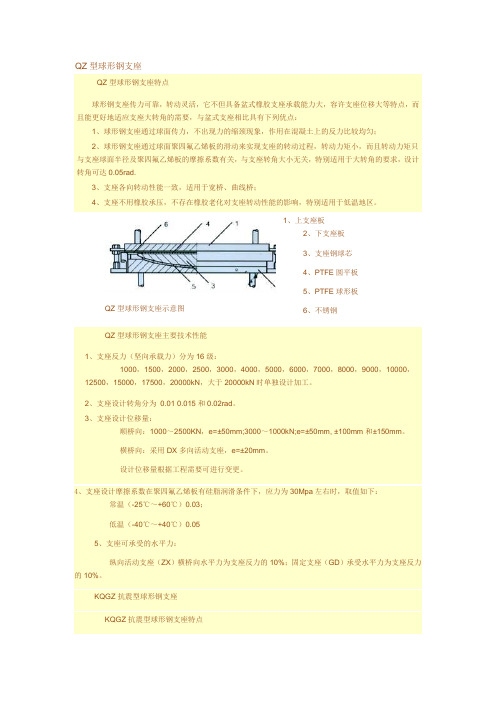 QZ型球形钢支座