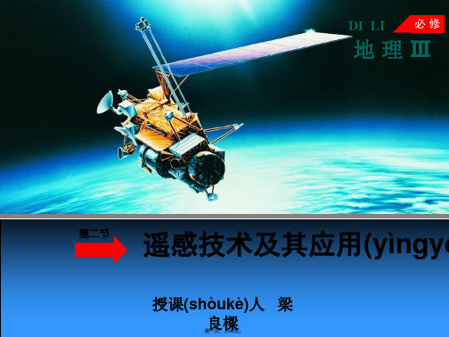 湖南师大附中内部资料高二地理课件遥感技术及其应用