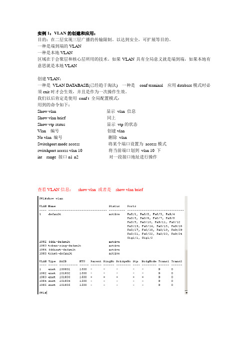 VLAN配置