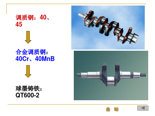 汽车工程材料 第八章 汽车零件的选材