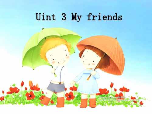 译林版(三起)三年级上册英语Unit3 My friends(第1课时)(共17张PPT)