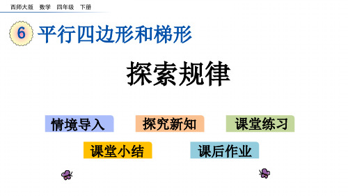 西师大四下数学课件 探索规律