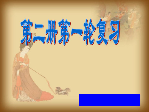 七年级历史下册第一单元繁荣与开放的社会复习PPT课件